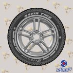لاستیک کویر تایر پراید سایز 165/65/13 گل KB12