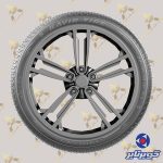 لاستیک کویر تایر بنز سایز 225/45/18 گل KB59