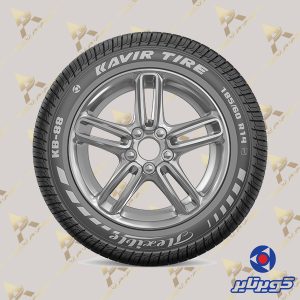 لاستیک کویر تایر تیبا سایز 185/60/14 گل KB88