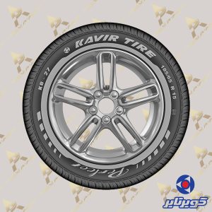 لاستیک کویر تایر رنو سایز 185/65/15 گل KB27