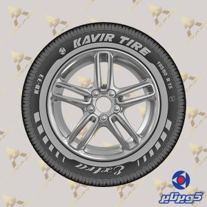 لاستیک کویر تایر سمند سایز 195/60/15 گل KB33