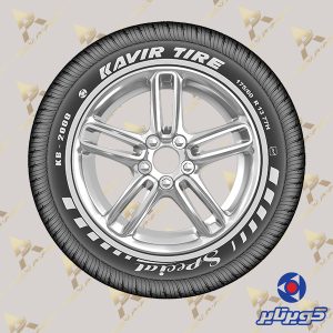 لاستیک کویر تایر پراید سایز 1756013 گل KB2000