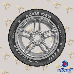 لاستیک کویر تایر پژو سایز 205/60/14 گل KB44