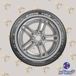 لاستیک کویر تایر پژو2008 سایز 1956016 گل KB47
