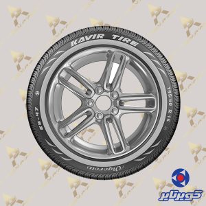 لاستیک کویر تایر پژو2008 سایز 1956016 گل KB47