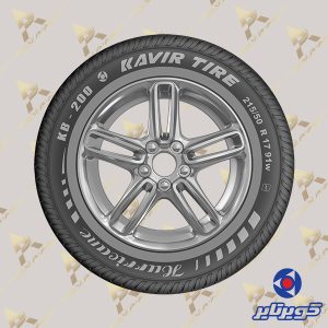 لاستیک کویر تایر چانگان سایز 2155017 گل KB200