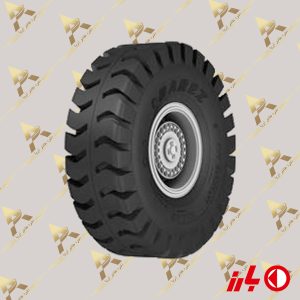 لاستیک بارز راهسازی لودر سایز 23.5/25 گل Q20