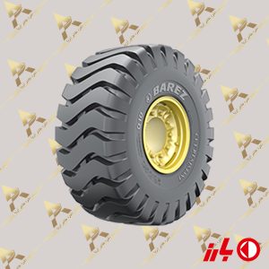لاستیک بارز راهسازی لودر سایز 26.5/25 گل ابرو Q10